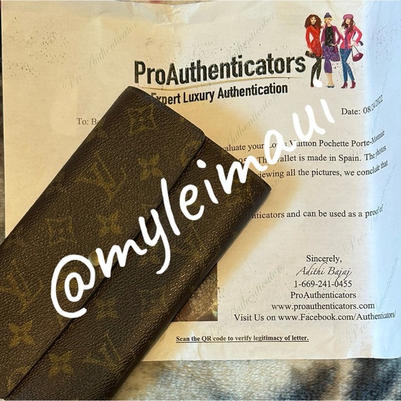 Louis Vuitton Monogram Porte Monnaie Canvas Long Wallet Snap Closure Brown - Picture 16 of 16